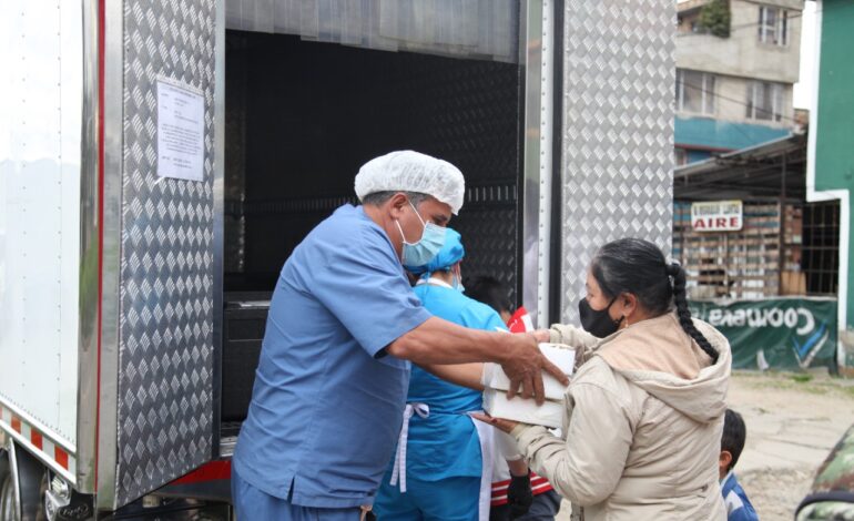  Nueva modalidad de entrega de comida caliente a población en extrema pobreza en Bogotá